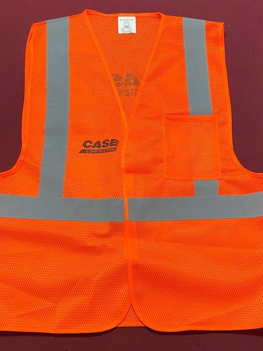 Lot of (5) Construction Safety Mesh Vests w/ Pocket Safety Yellow & Orange NWOT